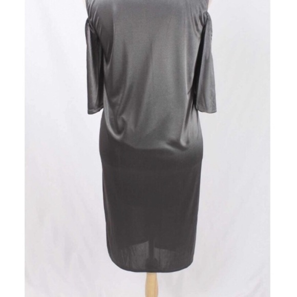 Zara Sheen Cold Shoulder Dress - Picture 6 of 6